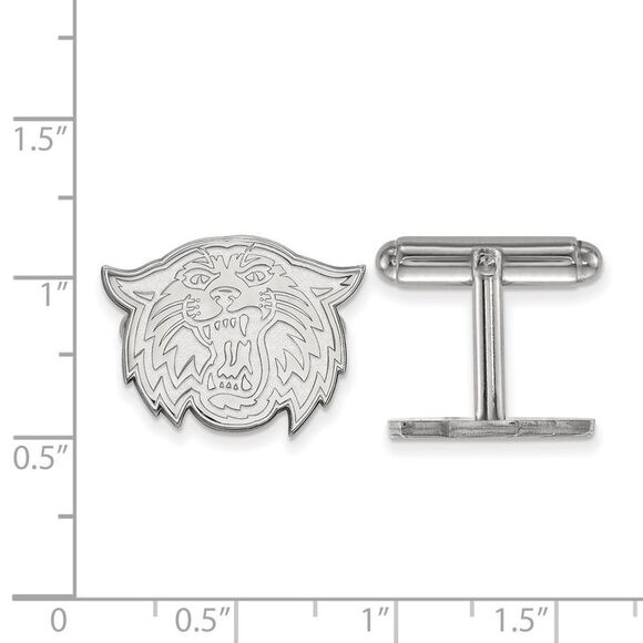 Sterling Silver Villanova University Cuff Links - Picture 2 of 3